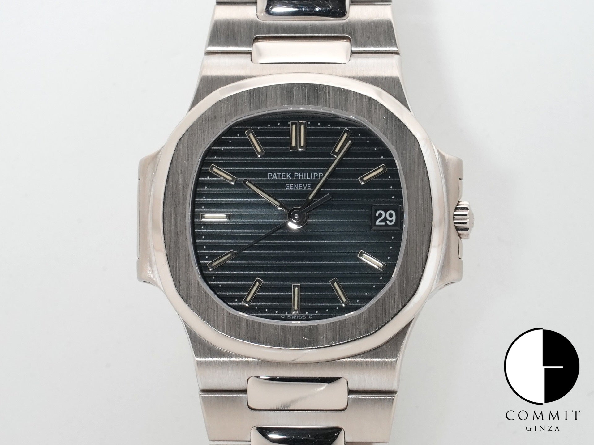 パテックフィリップ ノーチラス Ref.3800/1G-011 ホワイトゴールド ブルー文字盤 中古 yp4tjroe