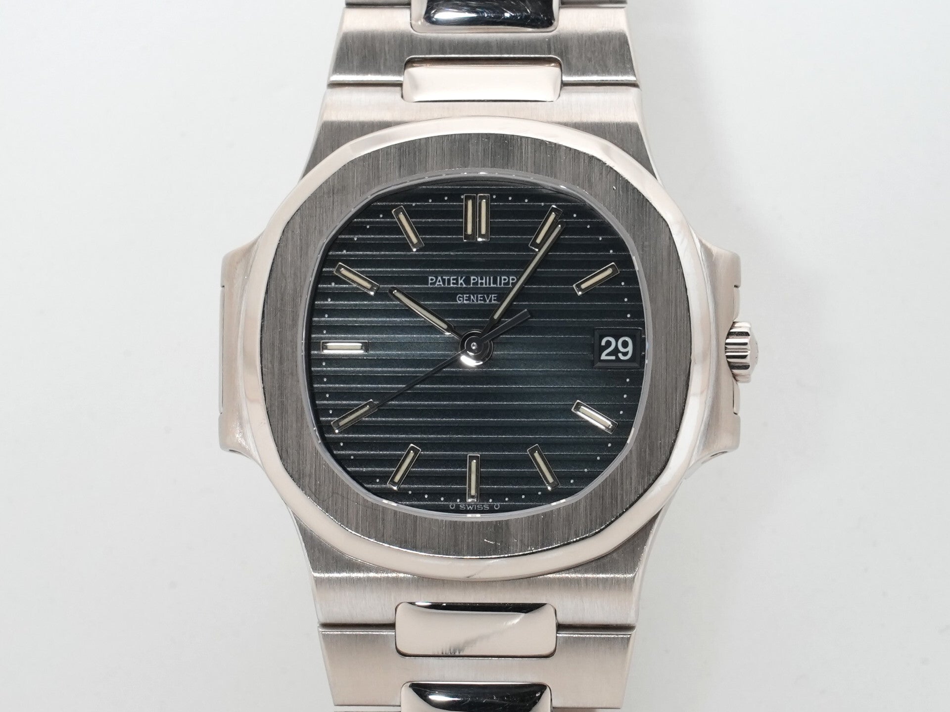 パテックフィリップ ノーチラス Ref.3800/1G-011 ホワイトゴールド ブルー文字盤 中古 yp4tjroe