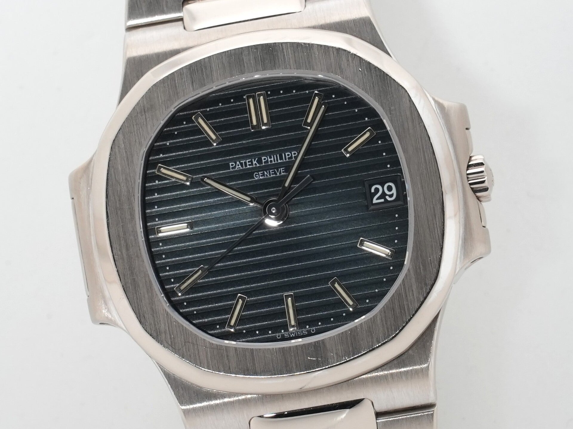 パテックフィリップ ノーチラス Ref.3800/1G-011 ホワイトゴールド ブルー文字盤 中古 yp4tjroe