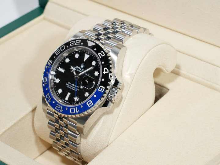 ロレックス GMTマスターII Ref.126710BLNR ステンレススチール ブラック文字盤 ジュビリーブレスレット 未使用 tsu76ndh