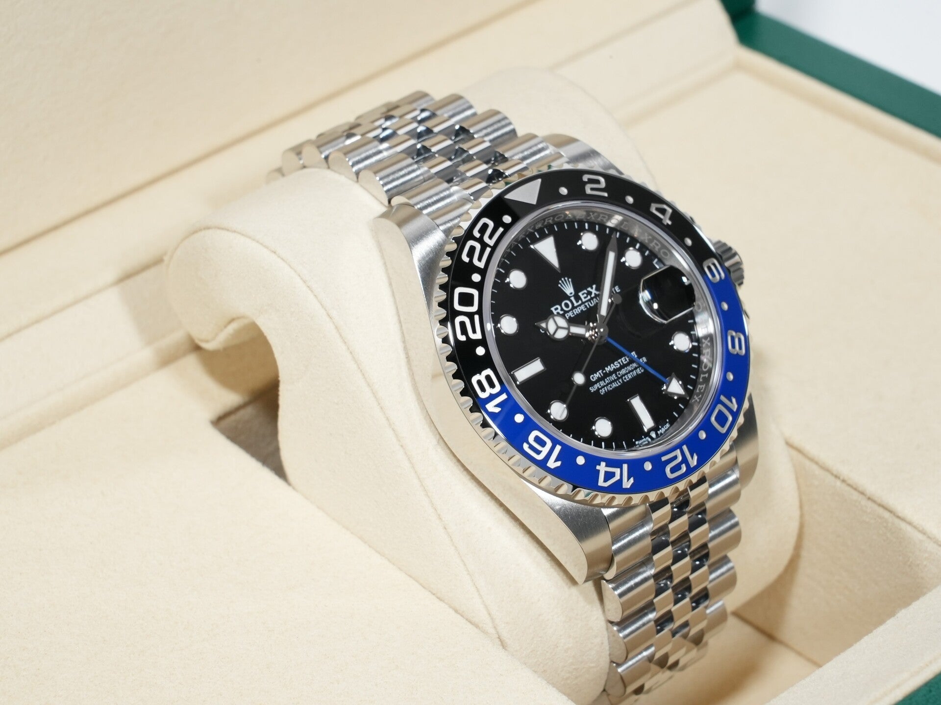 ロレックス GMTマスターII Ref.126710BLNR ステンレススチール ブラック文字盤 ジュビリーブレスレット 未使用 tsu76ndh