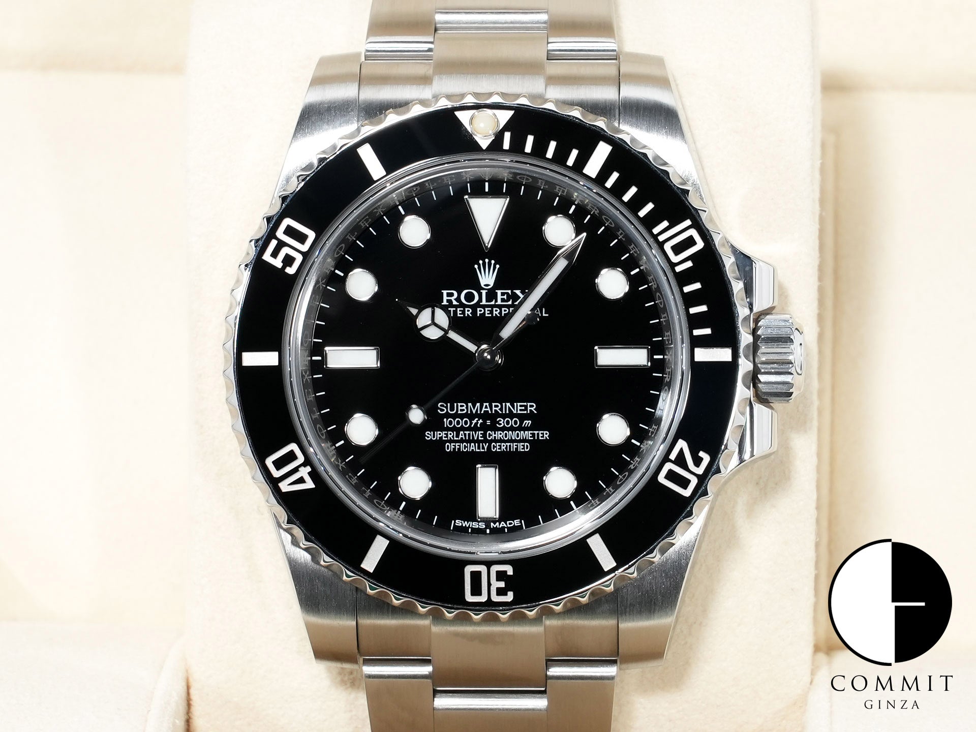 ロレックス サブマリーナー ノンデイト Ref.114060 ステンレススチール ブラック文字盤 美中古 gsgnbo6y