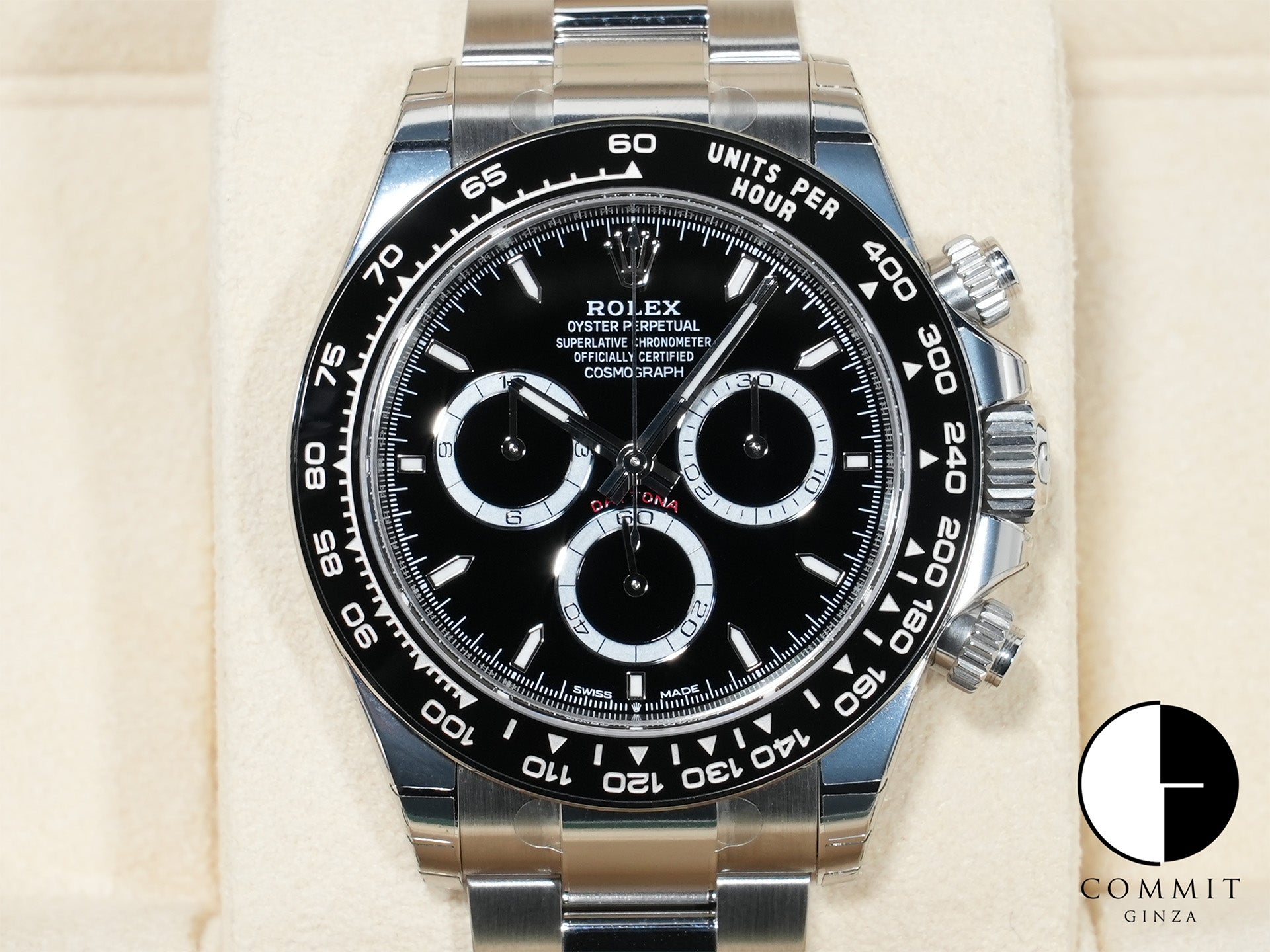 ロレックス デイトナ Ref.126500LN ステンレススチール ブラック文字盤 未使用 gi2j3www