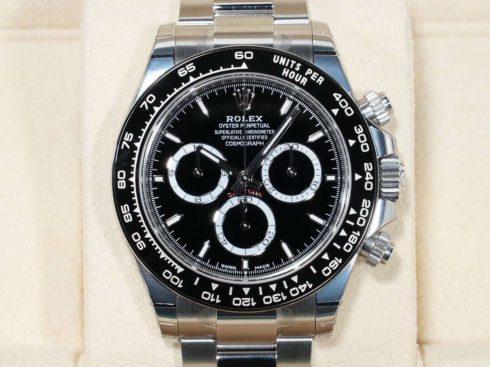 ロレックス デイトナ Ref.126500LN ステンレススチール ブラック文字盤 未使用 gi2j3www