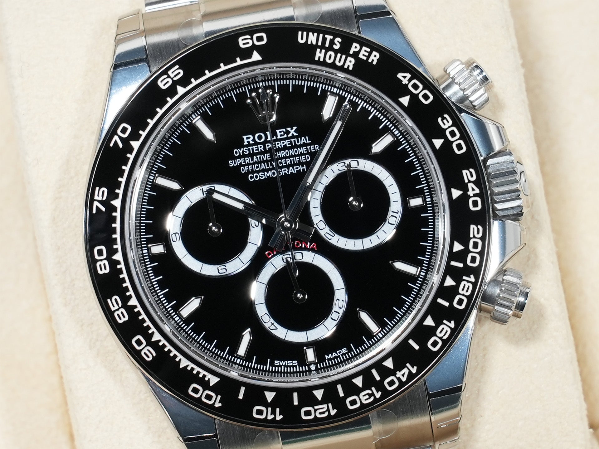 ロレックス デイトナ Ref.126500LN ステンレススチール ブラック文字盤 未使用 gi2j3www