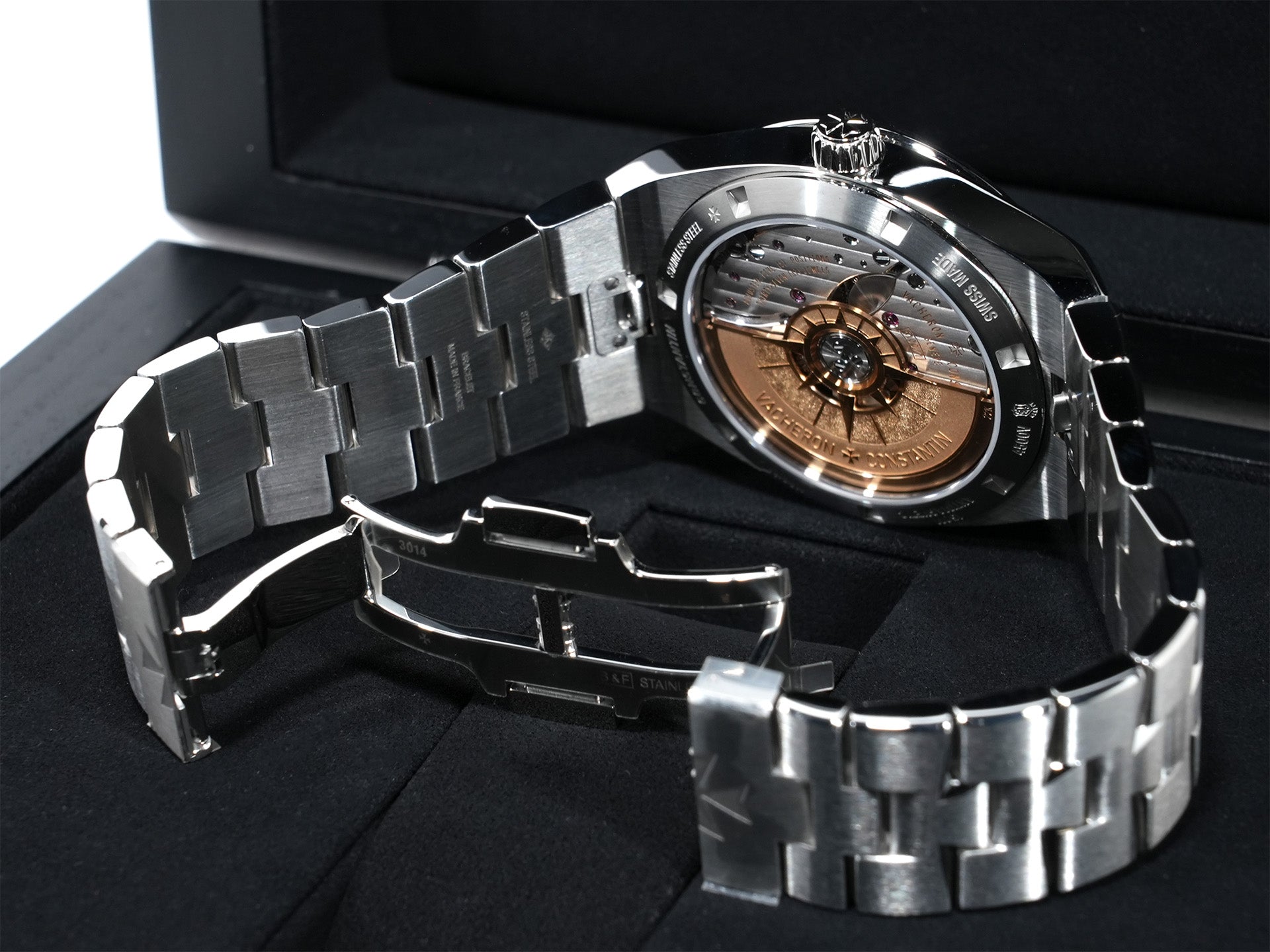 ヴァシュロンコンスタンタン オーヴァーシーズ Ref.4500V/110A-B128 ステンレススチール ブルー文字盤 未使用 s6u6dzn5