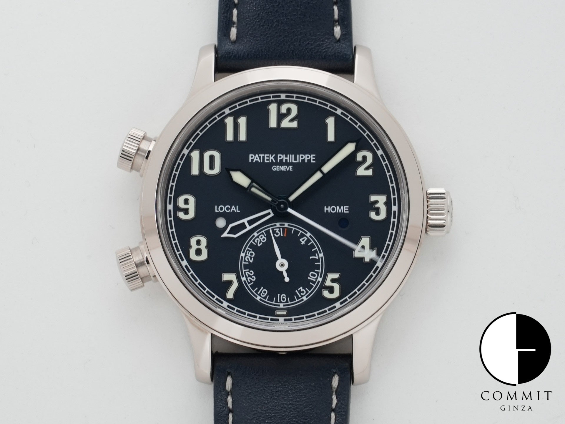 パテックフィリップ カラトラバ パイロット トラベルタイム Ref.7234G-001 ホワイトゴールド ブルー文字盤 美品 sbbxea2i