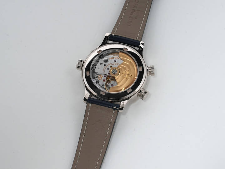 パテックフィリップ カラトラバ パイロット トラベルタイム Ref.7234G-001 ホワイトゴールド ブルー文字盤 美品 sbbxea2i