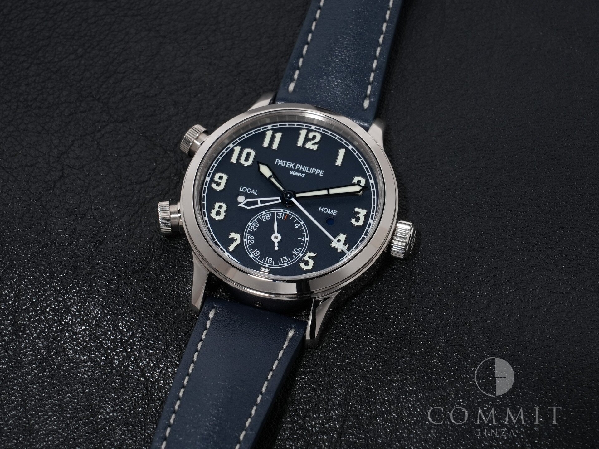 パテックフィリップ カラトラバ パイロット トラベルタイム Ref.7234G-001 ホワイトゴールド ブルー文字盤 美品 sbbxea2i