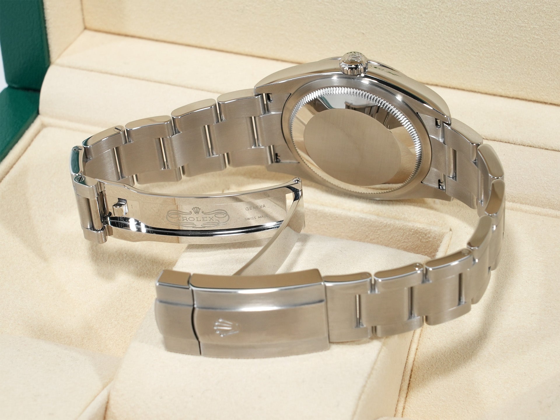 ロレックス オイスターパーペチュアル36 Ref.126000 ステンレススチール ターコイズ文字盤 美品 atcx39fc