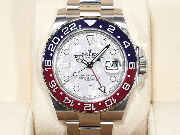 Rolex GMT-Master II Ref. 126719BLRO White Gold Meteorite Dial Oyster Bracelet Excellent Condition x2u8eos2