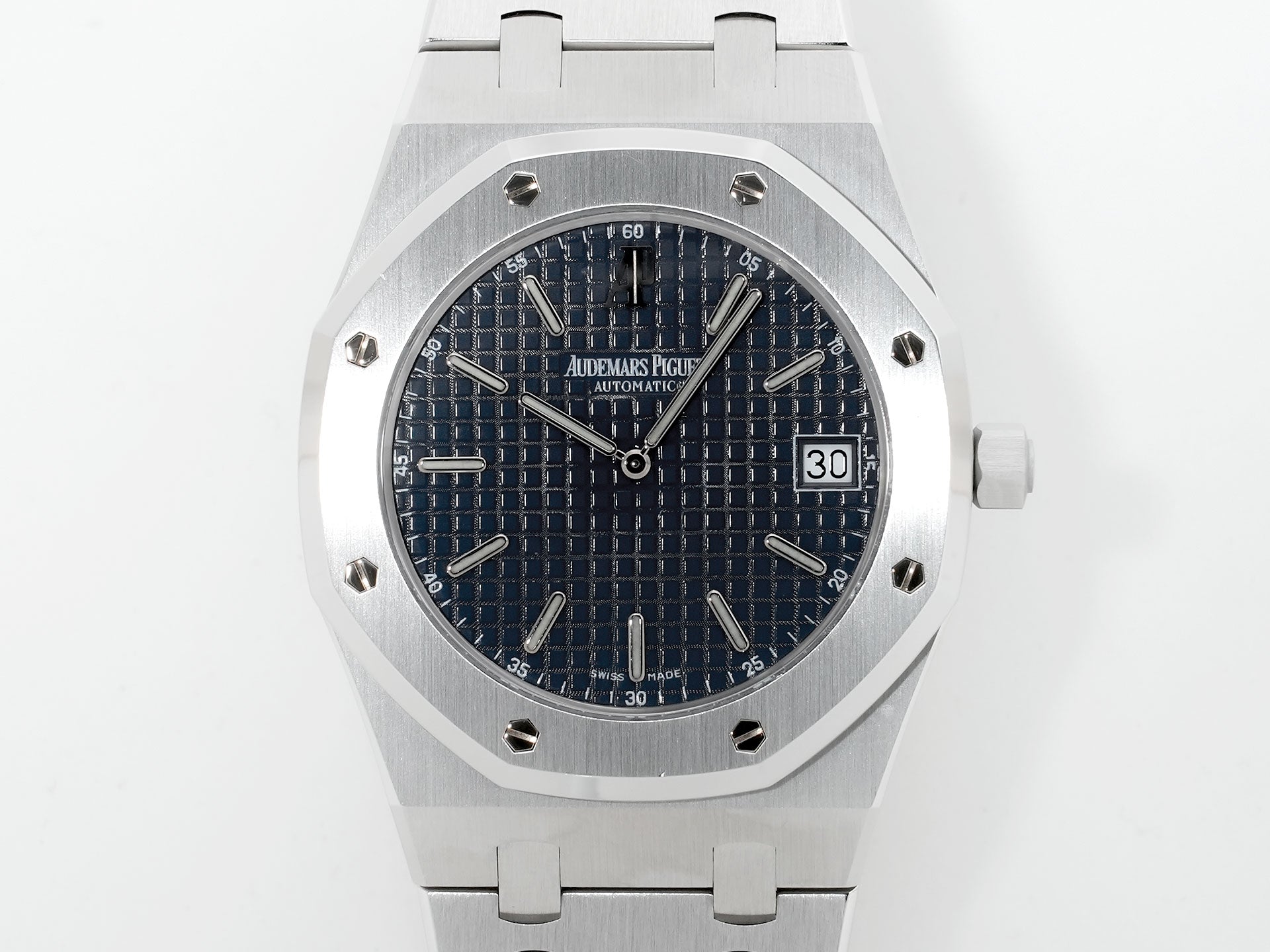 オーデマピゲ ロイヤルオーク ジャンボ Ref.15202ST.OO.0944ST.02 ステンレススチール ブルー文字盤 美中古 d5qrucmj