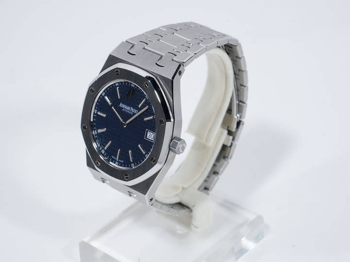 オーデマピゲ ロイヤルオーク ジャンボ Ref.15202ST.OO.0944ST.02 ステンレススチール ブルー文字盤 美中古 d5qrucmj