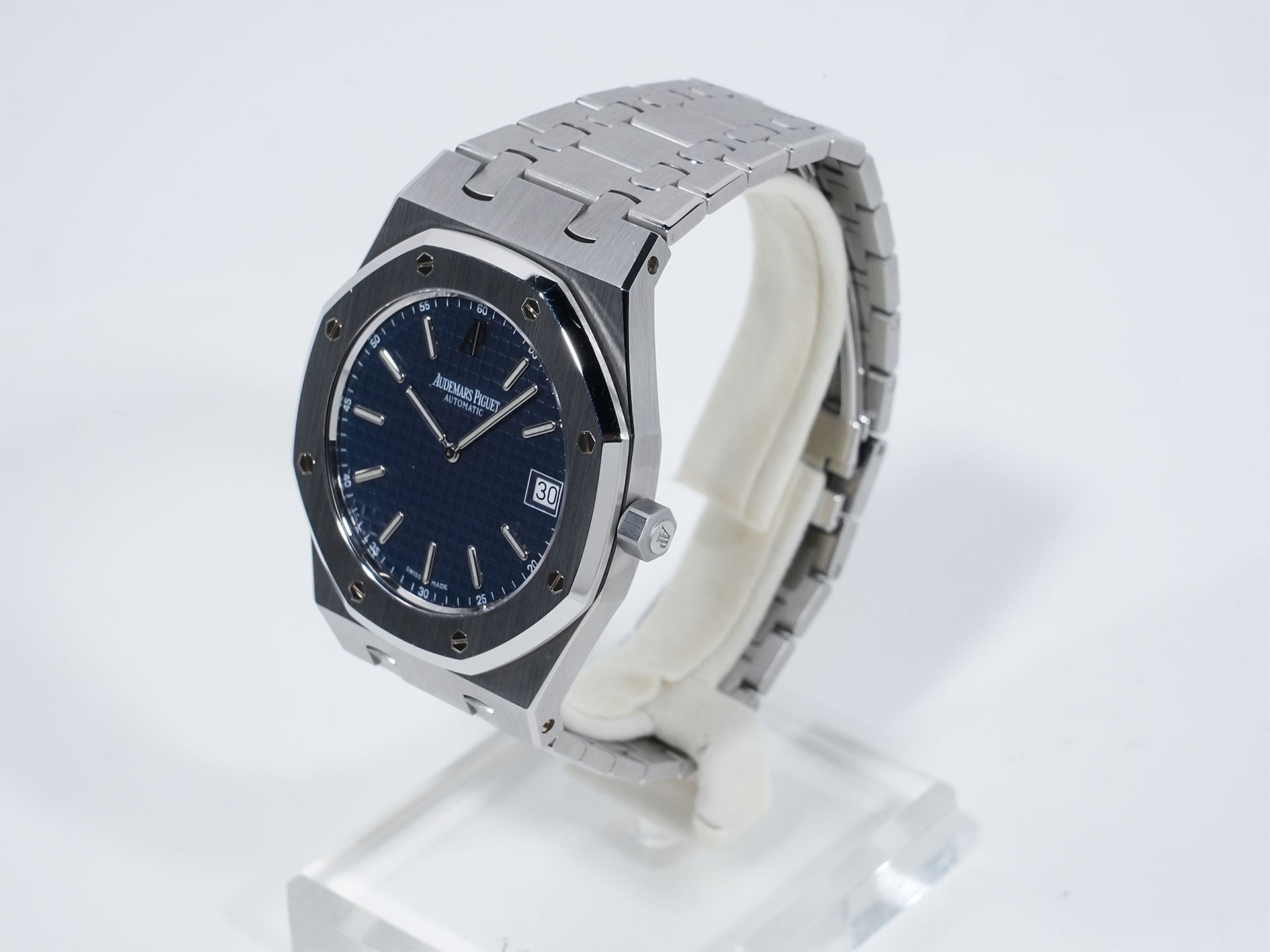 オーデマピゲ ロイヤルオーク ジャンボ Ref.15202ST.OO.0944ST.02 ステンレススチール ブルー文字盤 美中古 d5qrucmj