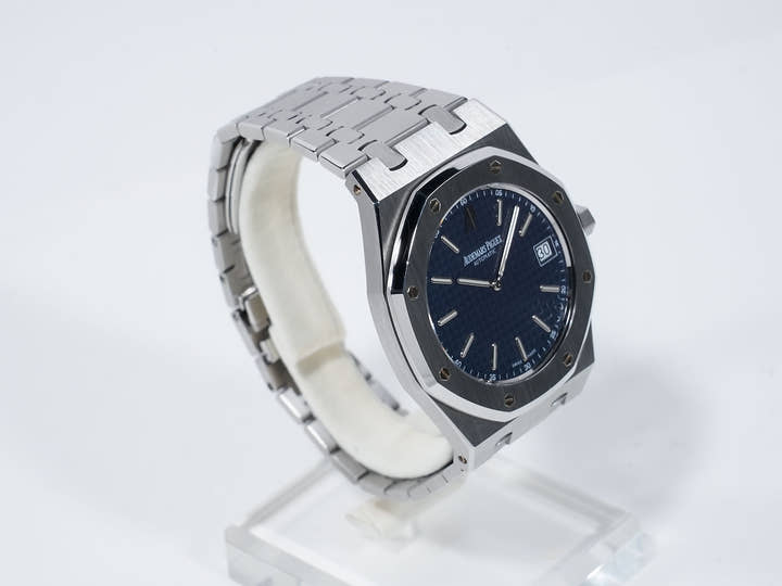 オーデマピゲ ロイヤルオーク ジャンボ Ref.15202ST.OO.0944ST.02 ステンレススチール ブルー文字盤 美中古 d5qrucmj