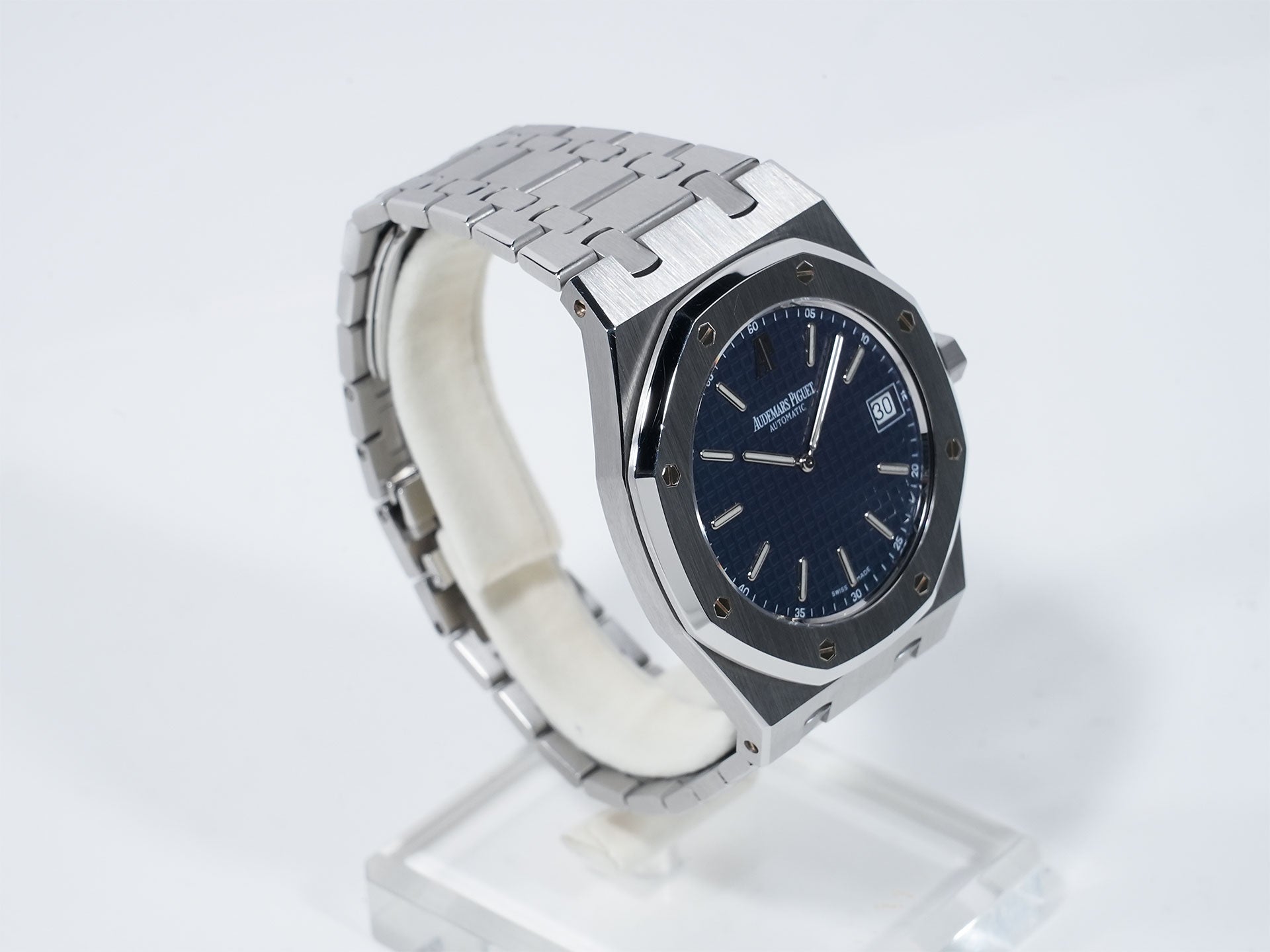 オーデマピゲ ロイヤルオーク ジャンボ Ref.15202ST.OO.0944ST.02 ステンレススチール ブルー文字盤 美中古 d5qrucmj