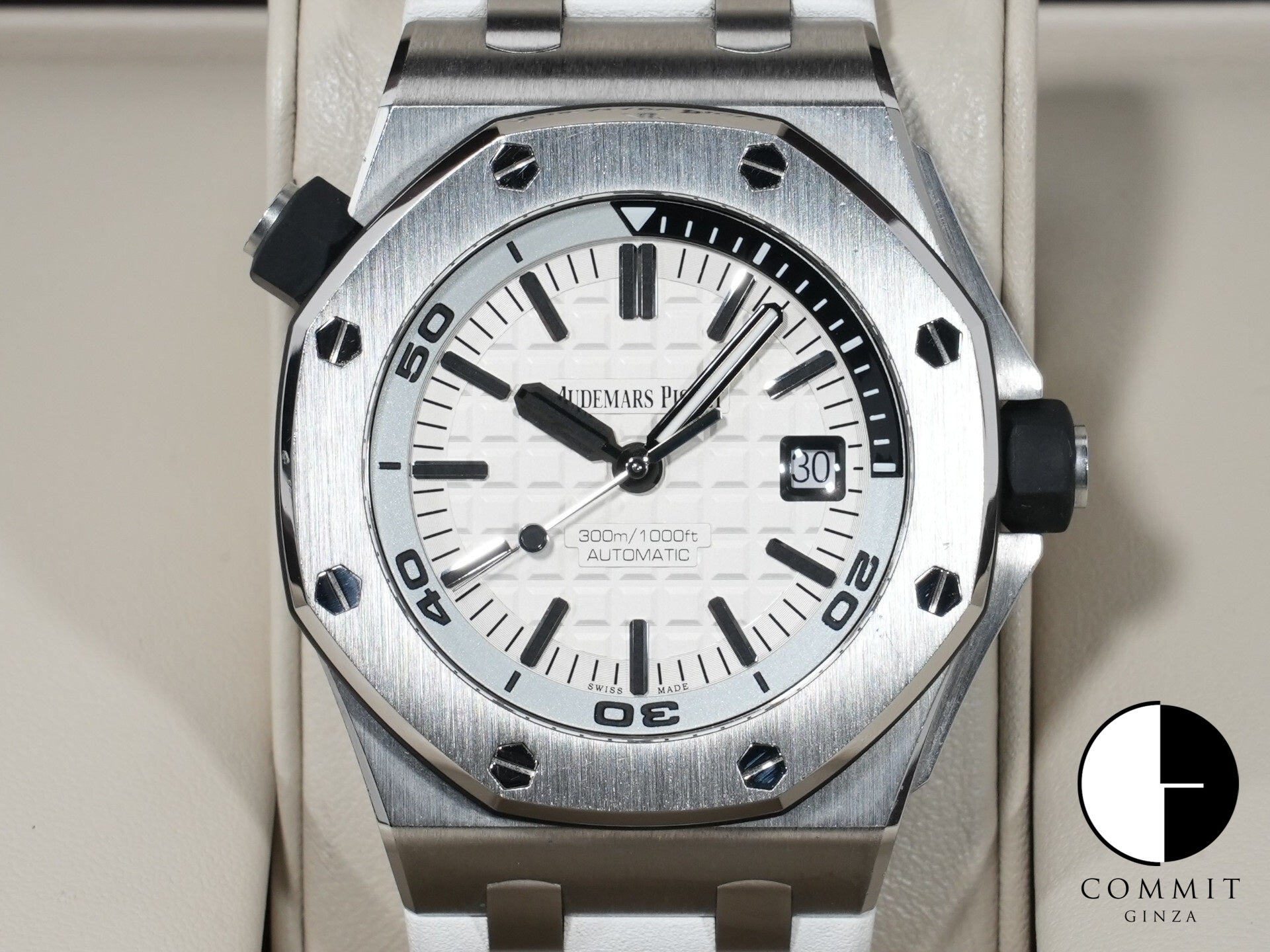 オーデマピゲ ロイヤルオーク オフショア ダイバー Ref.15710ST.OO.A002CA.02 ステンレススチール シルバー（メガタペストリー）文字盤 中古 rgkia2ei