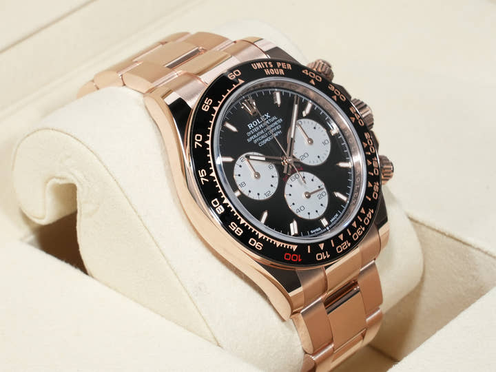 ロレックス デイトナ Ref.126525LN エバーローズゴールド ブライトブラック文字盤 未使用 4qb7ts2t