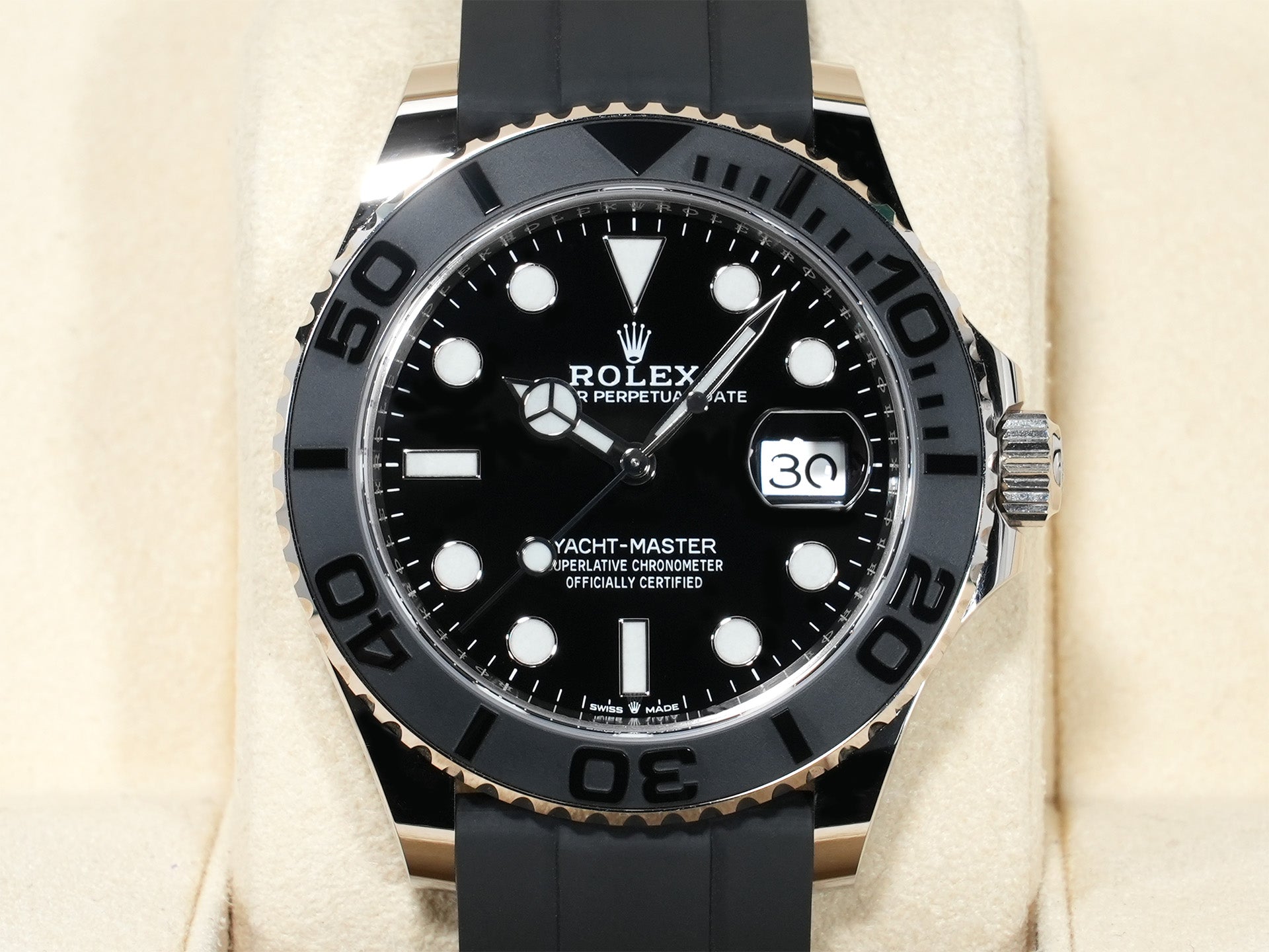 ロレックス ヨットマスター42 Ref.226659 ホワイトゴールド ブラック文字盤 美品 vgevybf4