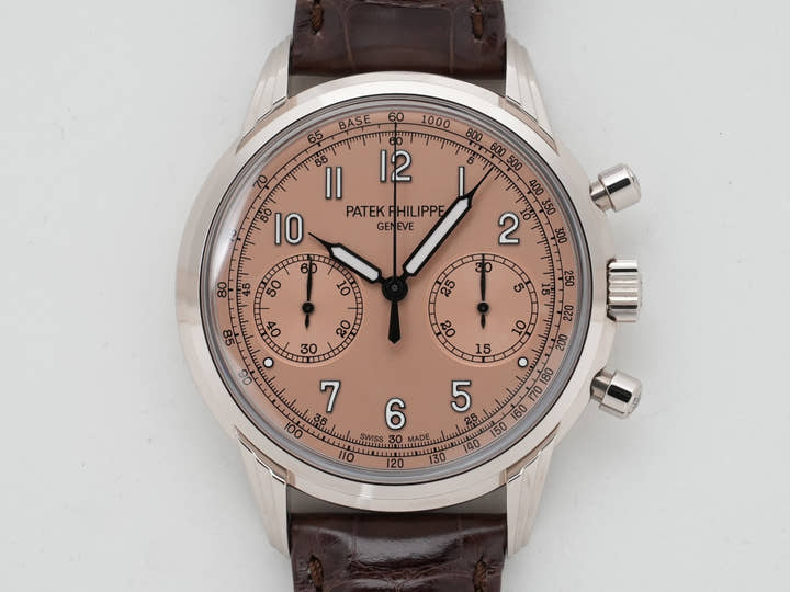 パテックフィリップ クロノグラフ Ref.5172G-010 ホワイトゴールド ローズゴールドメッキのオパーリン文字盤 美中古 5da6nzdo