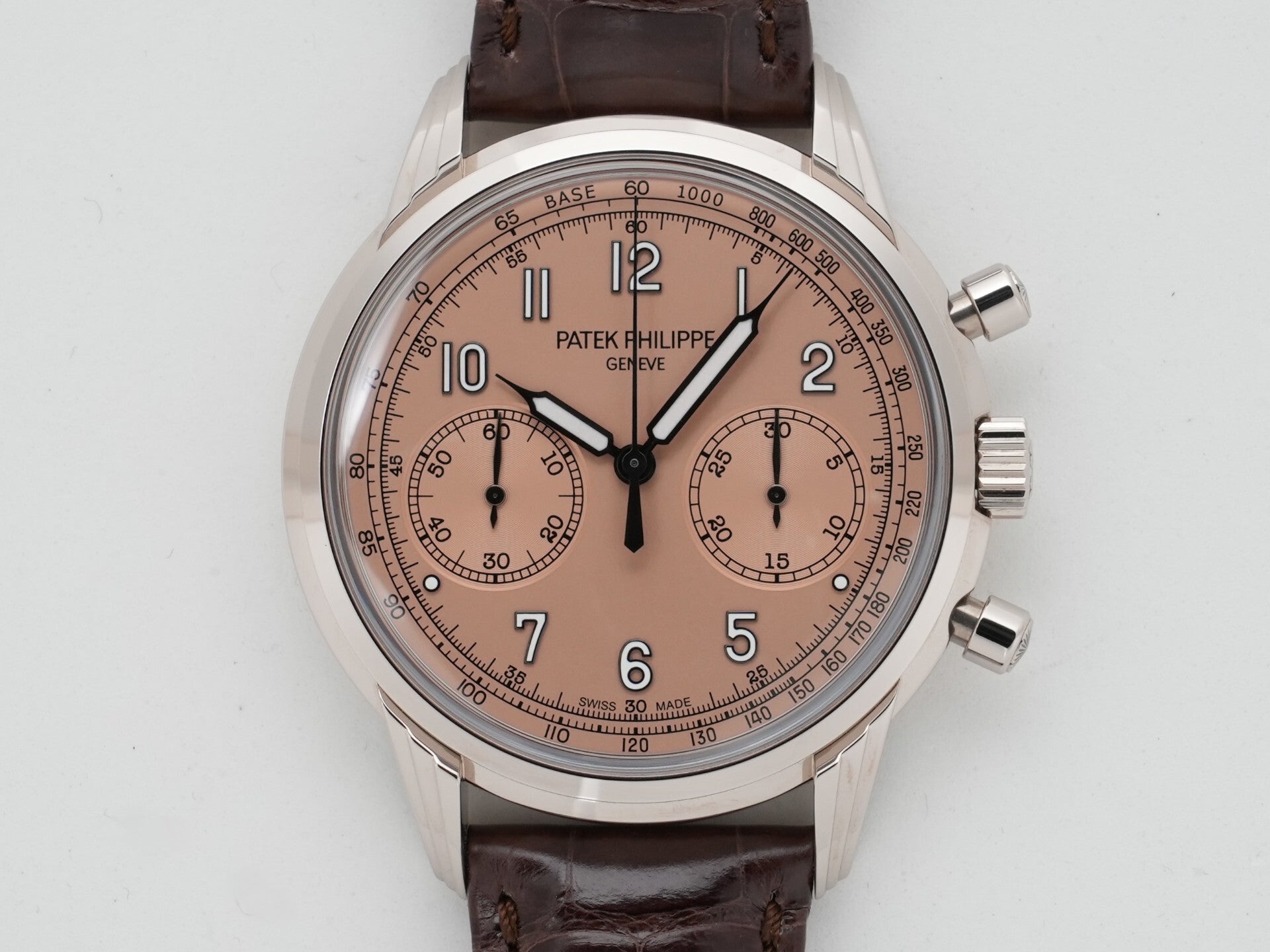 パテックフィリップ クロノグラフ Ref.5172G-010 ホワイトゴールド ローズゴールドメッキのオパーリン文字盤 美中古 5da6nzdo