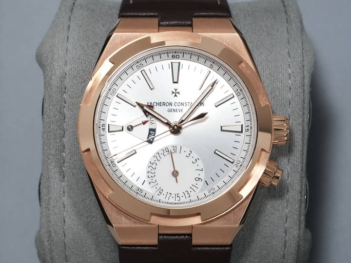 ヴァシュロンコンスタンタン オーヴァーシーズ デュアルタイム Ref.7920V/000R-B336 ピンクゴールド シルバー文字盤 美中古 6xt5tz7e