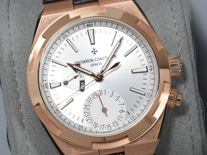 ヴァシュロンコンスタンタン オーヴァーシーズ デュアルタイム Ref.7920V/000R-B336 ピンクゴールド シルバー文字盤 美中古 6xt5tz7e