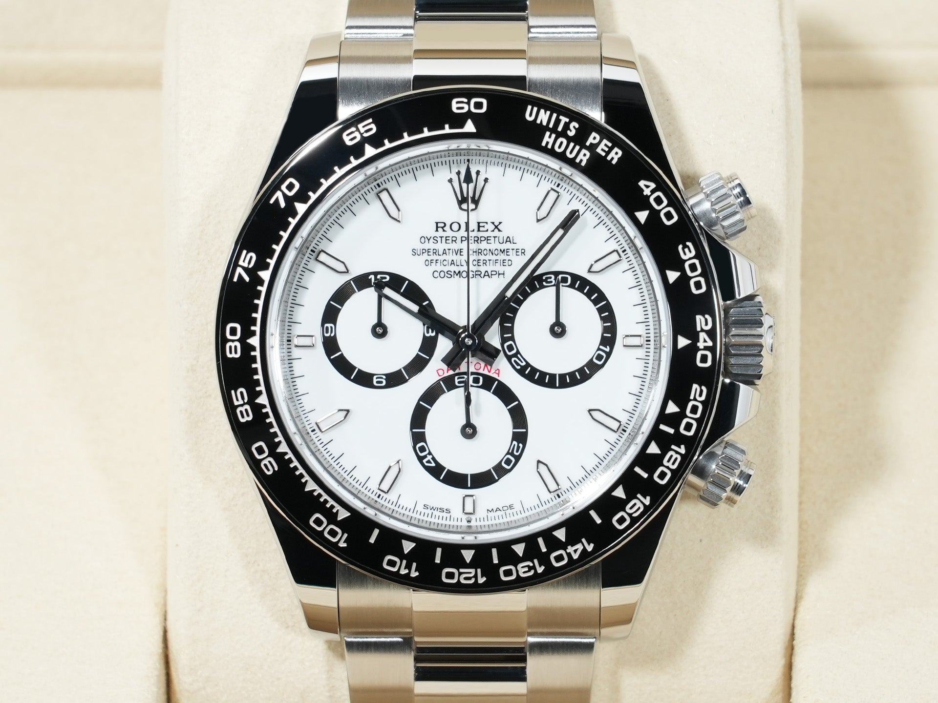 ロレックス デイトナ Ref.126500LN ステンレススチール ホワイト文字盤 未使用 ta2bkwiz