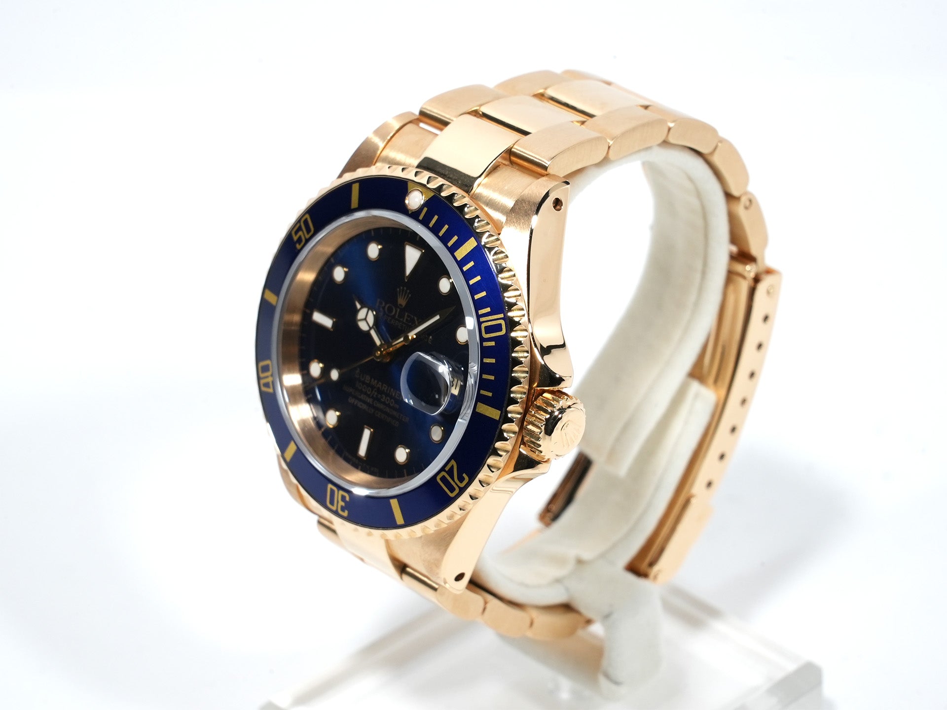 ロレックス サブマリーナー デイト Ref.16618 イエローゴールド ブルー文字盤 美中古 cnzvpx4m
