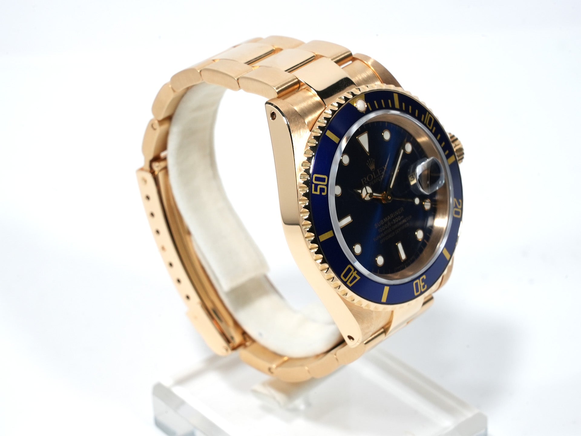 ロレックス サブマリーナー デイト Ref.16618 イエローゴールド ブルー文字盤 美中古 cnzvpx4m