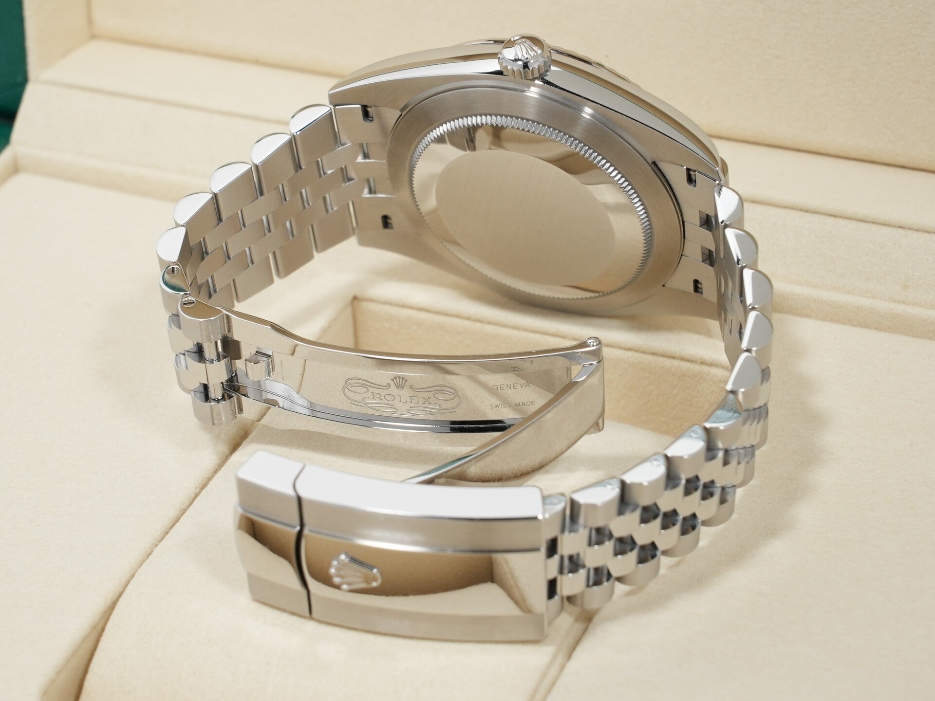 ロレックス デイトジャスト41 Ref.126334 ステンレススチール/ホワイトゴールド ホワイト文字盤 ジュビリーブレスレット 美中古 mddonpv5