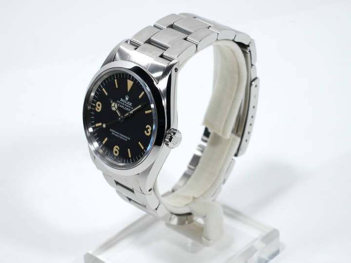 ロレックス エクスプローラーI Ref.1016 ステンレススチール ブラック文字盤 美中古 5gqz3459