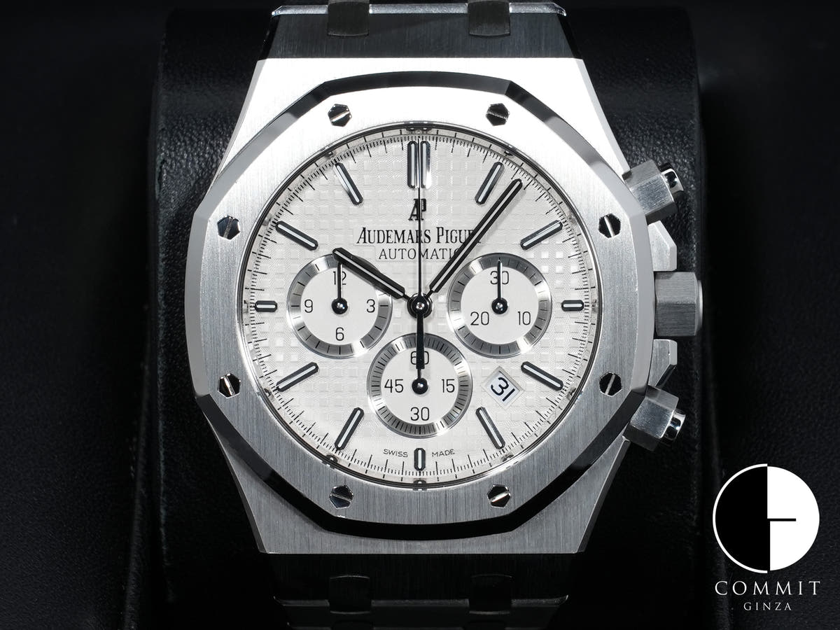 オーデマピゲ ロイヤルオーク クロノグラフ Ref.26320ST.OO.1220ST.02 ステンレススチール シルバー文字盤 中古 4axi2eo7