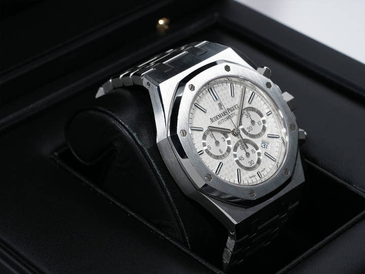 オーデマピゲ ロイヤルオーク クロノグラフ Ref.26320ST.OO.1220ST.02 ステンレススチール シルバー文字盤 中古 4axi2eo7