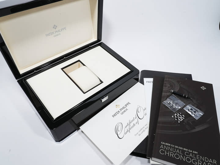 パテックフィリップ アニュアルカレンダー クロノグラフ Ref.5960/1A-001 ステンレススチール シルバー文字盤 中古 5whq4xwc