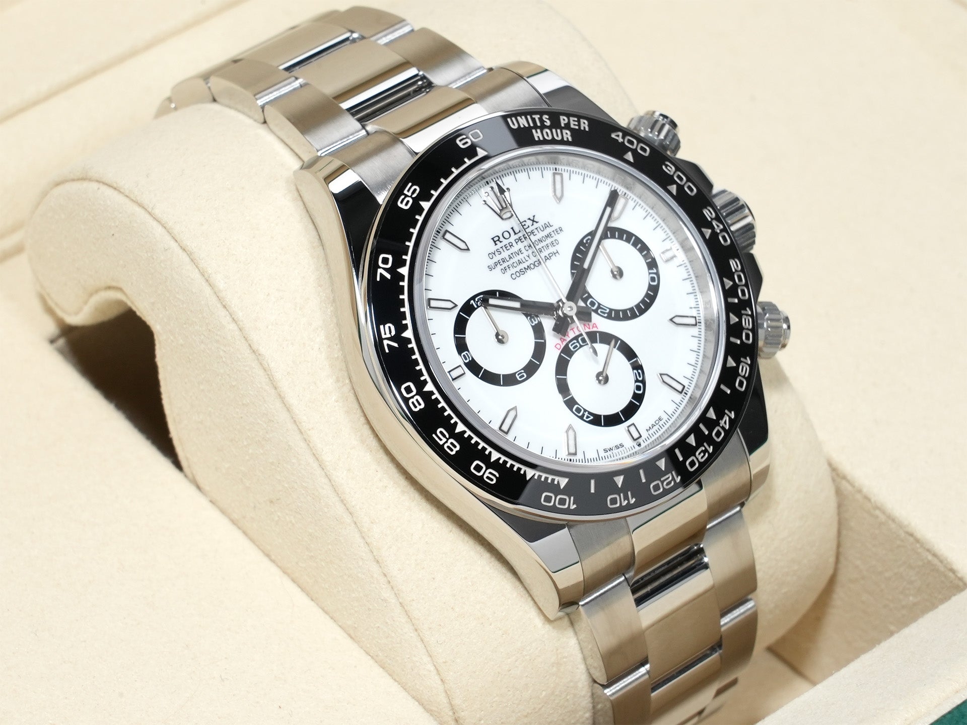 Rolex Daytona Ref. 126500LN Stainless Steel White Dial Unused ra46nvq5