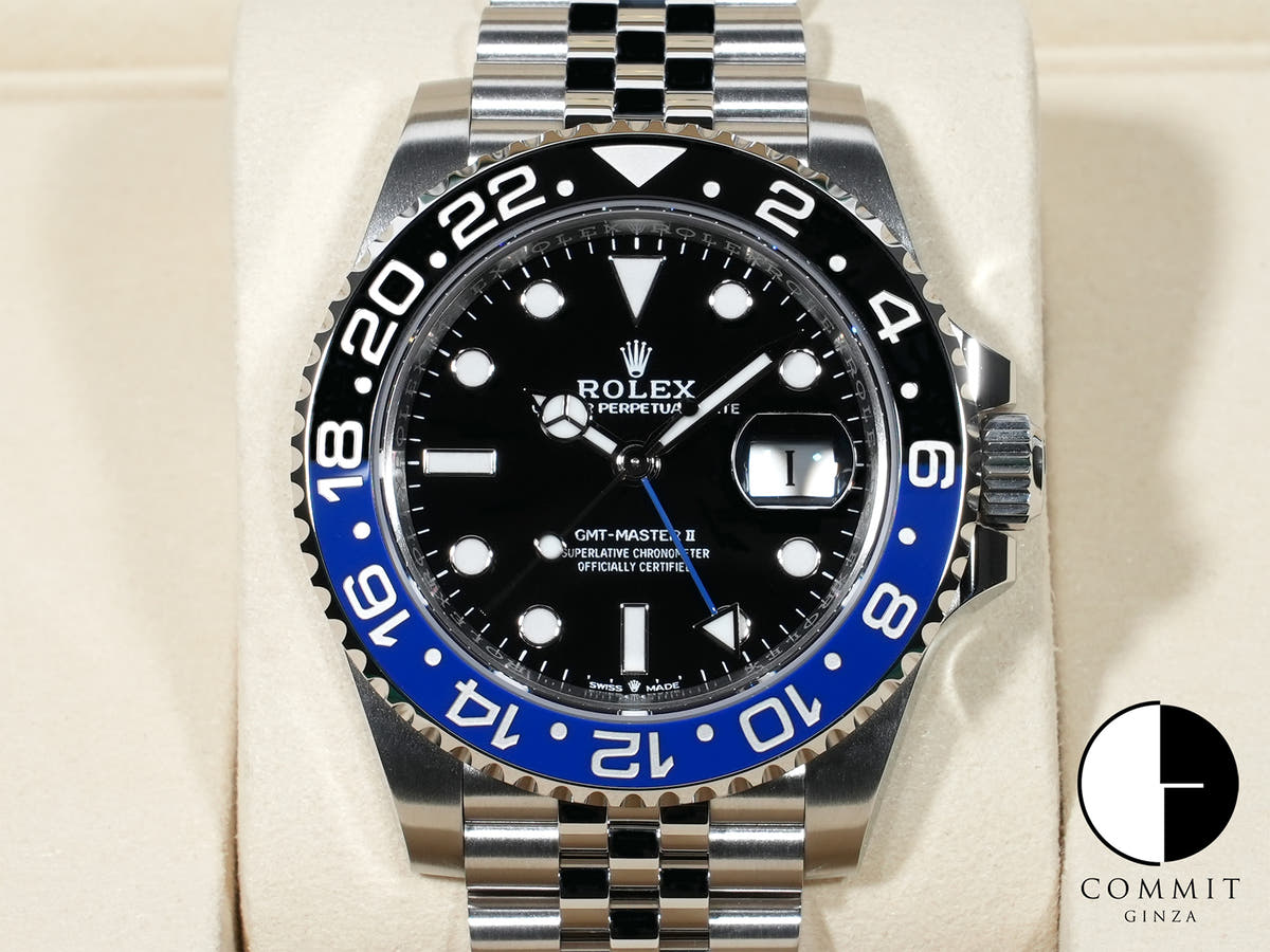 Rolex GMT-Master II Ref. 126710BLNR Stainless Steel Black Dial Jubilee Bracelet Unused 2nirpahy