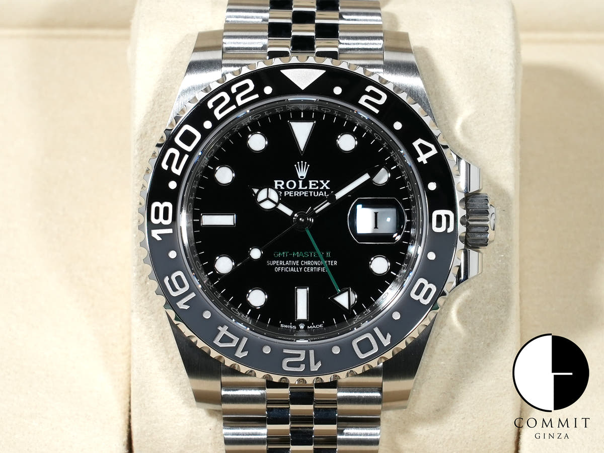 Rolex GMT-Master II Ref. 126710GRNR Stainless Steel Black Dial Jubilee Bracelet Unused yea2xtjj