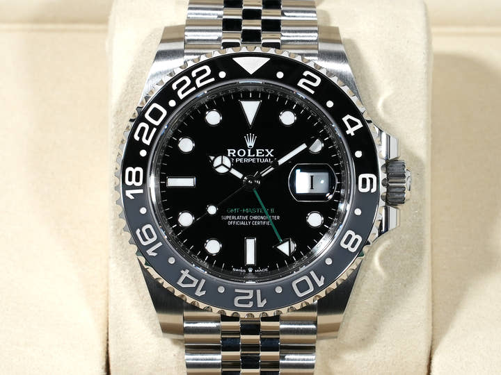 Rolex GMT-Master II Ref. 126710GRNR Stainless Steel Black Dial Jubilee Bracelet Unused yea2xtjj