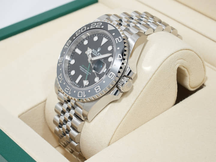 Rolex GMT-Master II Ref. 126710GRNR Stainless Steel Black Dial Jubilee Bracelet Unused yea2xtjj