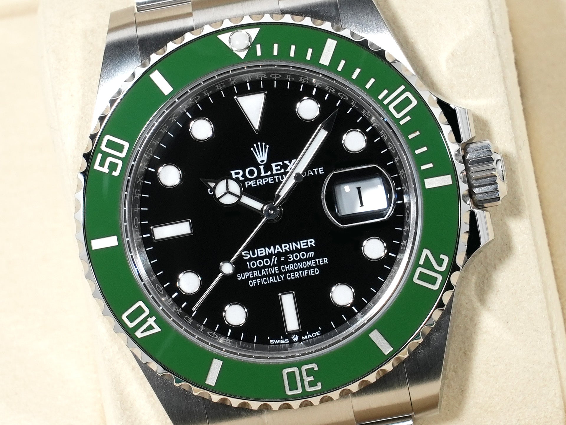 Rolex Submariner Date Ref. 126610LV Stainless Steel Black Dial Unused qzdg25vi