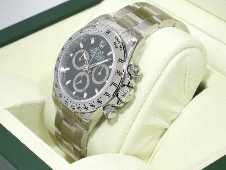 ロレックス デイトナ Ref.116520 ステンレススチール ブラック文字盤 未使用 79cx7cj4