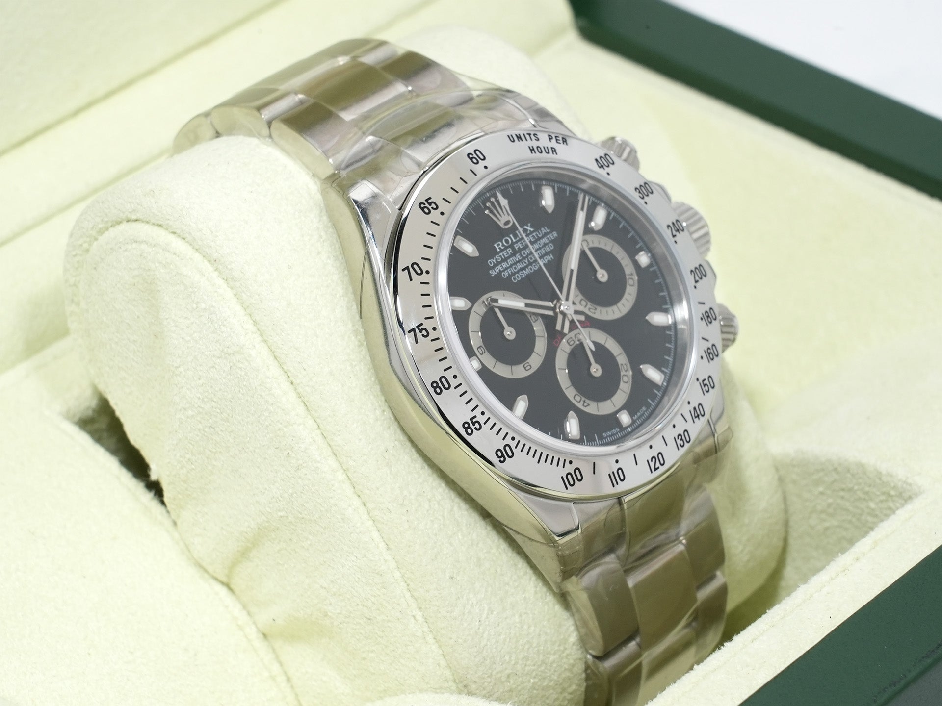 ロレックス デイトナ Ref.116520 ステンレススチール ブラック文字盤 未使用 79cx7cj4