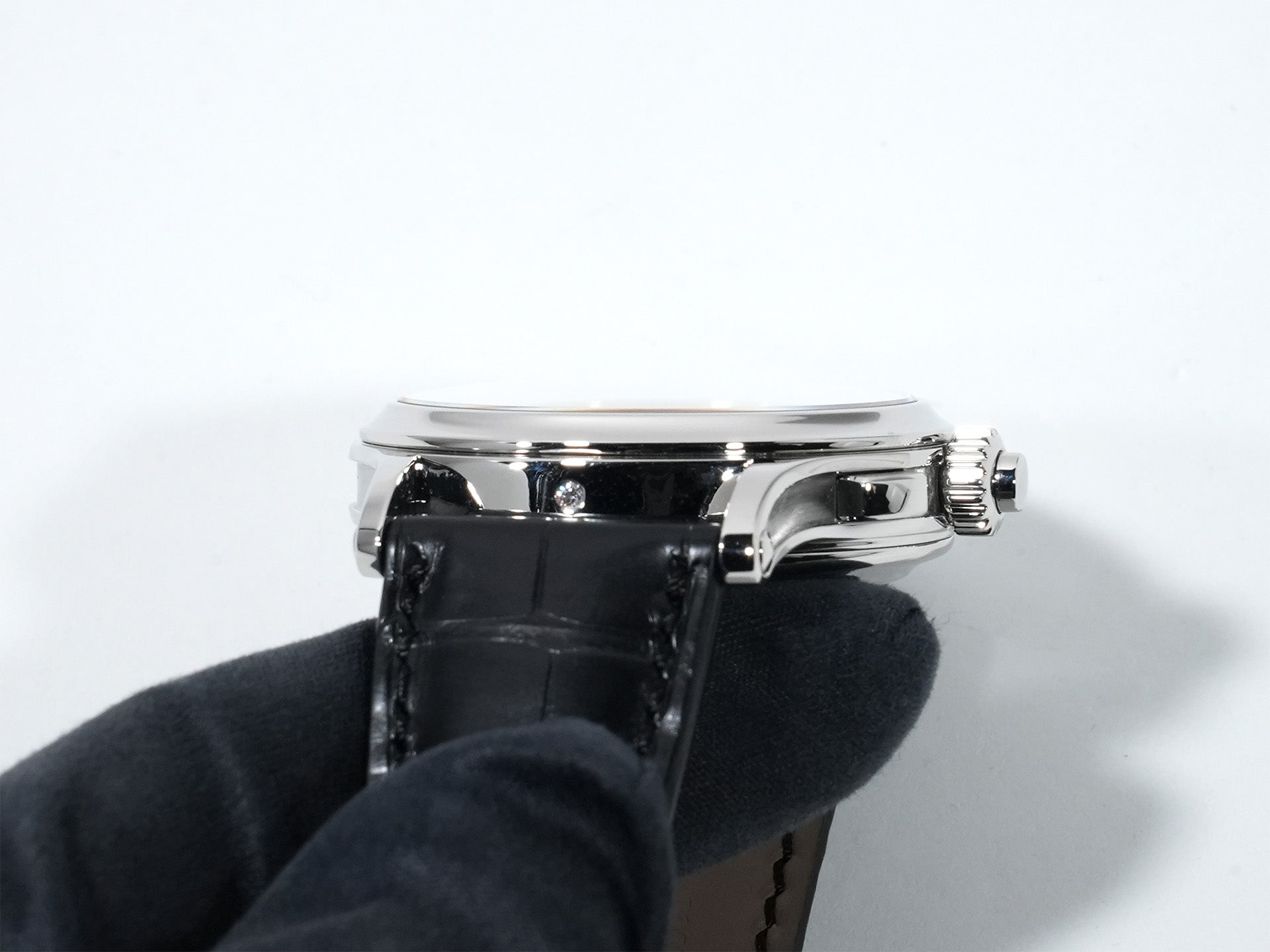 パテックフィリップ スプリットセコンド クロノグラフ Ref.5370P-001 プラチナ ブラック エナメル文字盤 美品 o9fz2oip