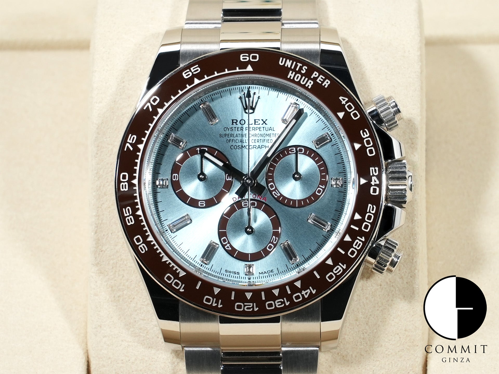 ロレックス デイトナ Ref.126506A プラチナ アイスブルーx11Pダイヤ文字盤 未使用 zp89jvuq