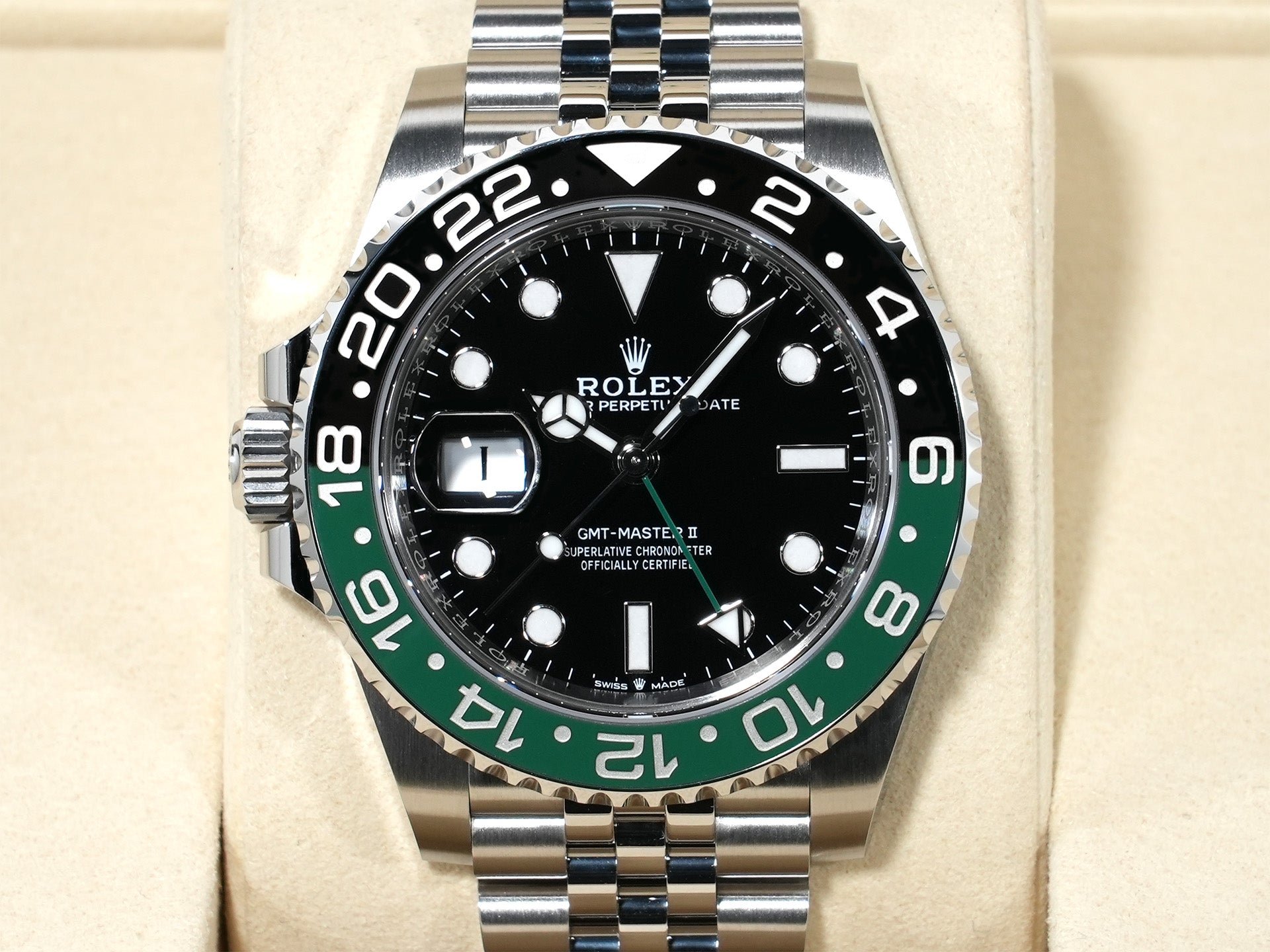 Rolex GMT-Master II Ref. 126720VTNR Stainless Steel with Black Dial and Jubilee Bracelet, Unused (byj8s3uh)