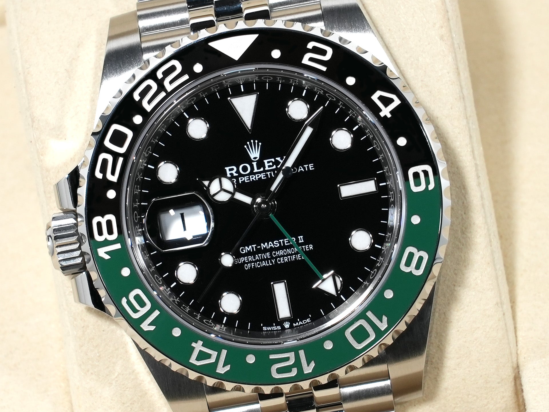 Rolex GMT-Master II Ref. 126720VTNR Stainless Steel with Black Dial and Jubilee Bracelet, Unused (byj8s3uh)