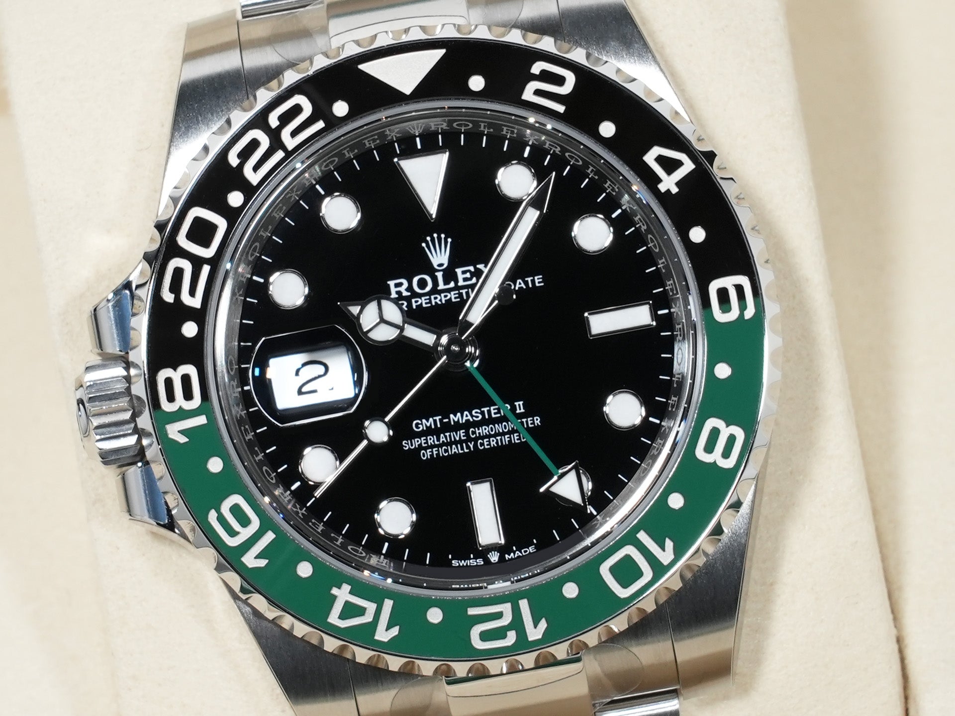 ロレックス GMTマスターII Ref.126720VTNR ステンレススチール ブラック文字盤 オイスターブレスレット 未使用 gkcfihgt