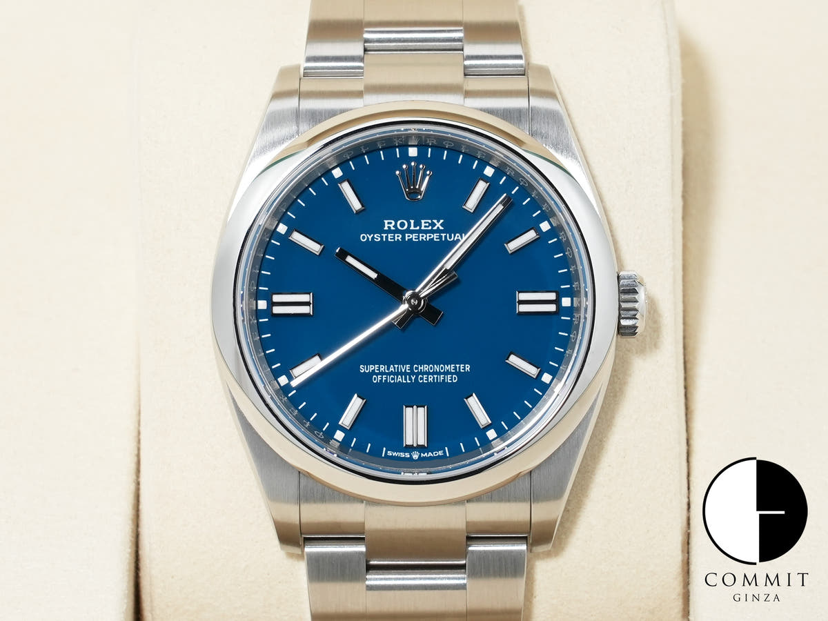 ロレックス オイスターパーペチュアル36 Ref.126000 ステンレススチール メッドブルー文字盤 未使用 z8ejxzpx