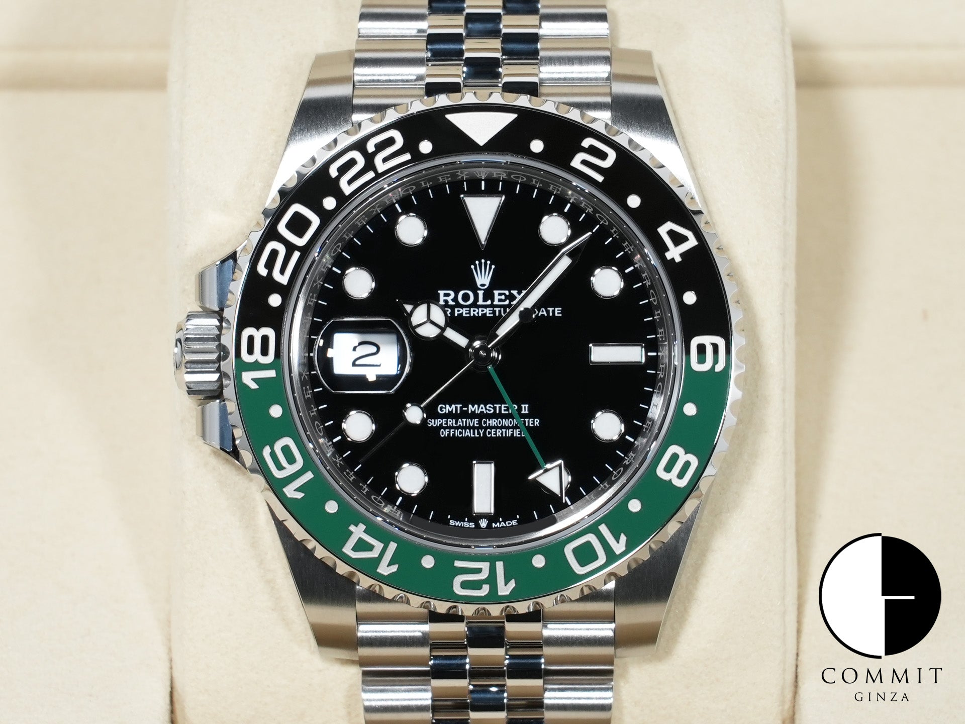 ロレックス GMTマスターII Ref.126720VTNR ステンレススチール ブラック文字盤 ジュビリーブレスレット 未使用 gkh84uqp